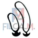 ANCORETTE ELASTICHE PER LEGATURE 'BANDOFIX' cm. 5 (cf. 390 pezzi circa) - PEZZI 1