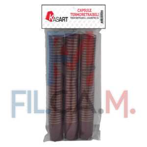 CAPSULE TERMORETRAIBILI PER BOTTIGLIE SPUMANTE nero - Ø 33 x h 55 mm - PEZZI 1