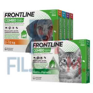 ANTIPARASSITARIO 'FRONTLINE COMBO' gatti - 6 pipette ml 0,5 - PEZZI 1