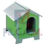 CUCCIA CON TETTO ZINCATO 'POLAR' cm 56 x 76 x H 77 - PEZZI 1