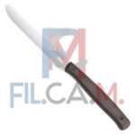 COLTELLO DA TAVOLA SEGHETTATO manico verde - PEZZI 1