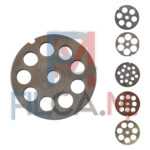 PIASTRA PER TRITACARNE Per n.12 . 6 fori da 16 mm. - PEZZI 1