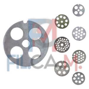 PIASTRA PER TRITACARNE MANUALE Per n.5 - 30 fori da 4,5 mm. - PEZZI 1