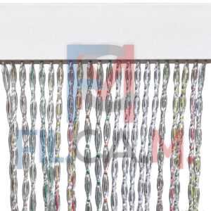 TENDA ELICOIDALE 'ELBA' cm. 125 x 230 - ros/azz/ver/gial - PEZZI 1
