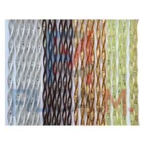 TENDA ELICOIDALE 'LUNA' cm. 140 x 240 - bianco op./traspar. - PEZZI 1