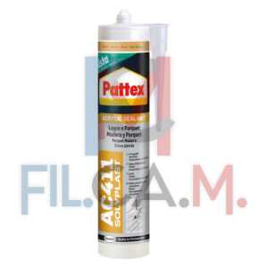 SILICONE ACRILICO PER LEGNO E PARQUET 'PATTEX AC41 ml 300 - Noce - PEZZI 1