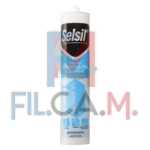 SILICONE ACETICO PER SANITARI 'SAS 100' trasparente ml 280  - PEZZI 25