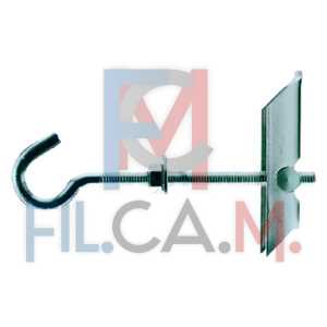 ANCORA ACCIAIO 'DR' DR1 - ø foro 16 mm - vite M6 x 100 - PEZZI 25