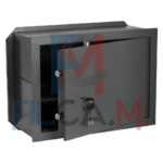 CASSAFORTE CON CHIAVE '82010' cm 49 x 36 x 25 - 2+2 catenacci - PEZZI 1