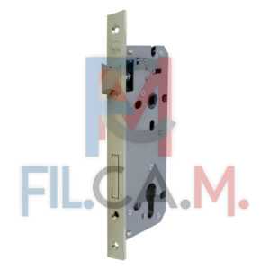 SERRATURA DA INFILARE PER PORTA LEGNO ART. Y52X E60 b.quadro -controp.ottone lucido - PEZZI 1