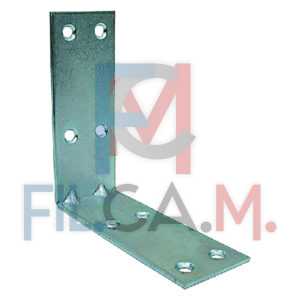 PIASTRINA DI GIUNZIONE AD ANGOLO mm 80x80 - sp. 2 x l. 30 - PACCHI 0.5 - IN CONFEZIONE DA 100