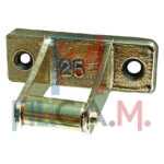 CAVALLOTTO IN OTTONE PER ASTE DI CREMONESI mm 20 ottone lucido - PEZZI 1