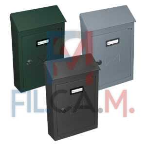 CASSETTA POSTALE 'CT' cm 23 x 8 x h 35 verde - PEZZI 1