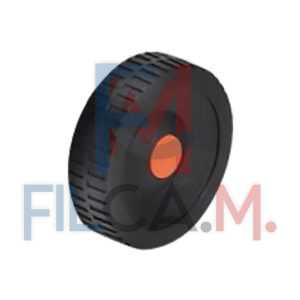 RUOTA PER AVVOLGITUBO A CARRELLO 'AG 210/310' Ø 150 mm - foro 12,5 - PEZZI 1