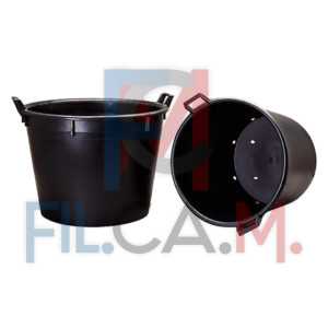 MASTELLO PER VIVAIO 2 MANICI lt. 24 - Ø 40 cm. - PEZZI 1