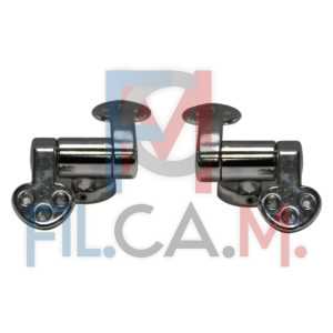 CERNIERA FISSAGGIO PER SEDILE WC mod. P-28 Soft closing - 2 pz - PEZZI 1