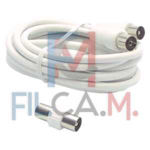 PROLUNGA PER COLLEGAMENTI TV mt. 1,5 - colore bianco - PEZZI 1