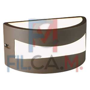 APPLIQUE LED 'TIBET' 10 W - cm 22 x 12,1x 10,8 marrone - PEZZI 1