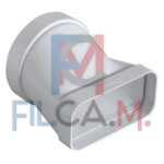 GIUNTO PER AERAZIONE CANALIZZATA Ø mm. 125 - mm. 150 x 70 - PEZZI 1