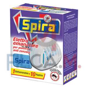ANTIZANZARE ELETTRICO EMANATORE con 10 piastrine - PEZZI 1