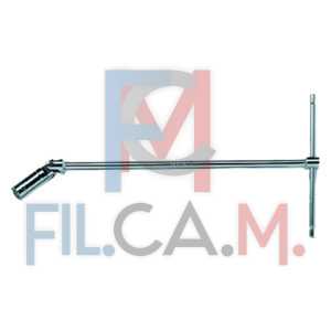 CHIAVE PER CANDELA A 'T' SNODABILE ART. 959 mm 16 - 5/8 L. mm 483 - PEZZI 1