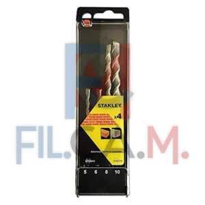 PUNTA ELICOIDALE SDS PLUS IN SET set 4 pz (da mm 5 a 10) - PEZZI 1