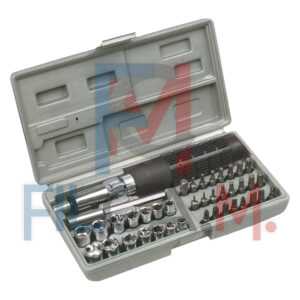 SET AVVITAMENTO CON INSERTI E BUSSOLE set 40 pz - PEZZI 1