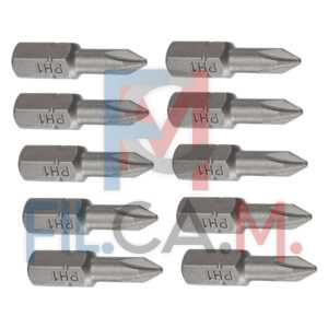 INSERTI PER AVVITATORI IN SET misti (6 pz) PH1-2-3 + SL4-6-7.2 - PEZZI 1