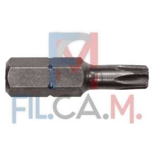 INSERTI PER VITI IMPRONTA TORX TX 6 x 25 mm - cf.10 pz - PEZZI 1