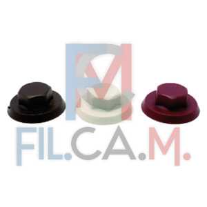 CAPPUCCIO PER TIRAFONDO rosso siena - PACCHI 1 - IN CONFEZIONE DA 100