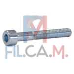 BULLONE TESTA CILINDRICA T.C.E.I. 5 x 40 mezzo filettato - PACCHI 5 - IN CONFEZIONE DA 100