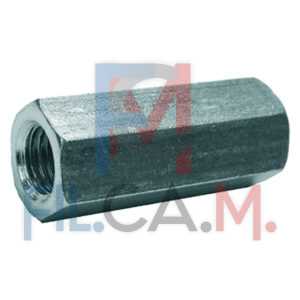 MANICOTTO ESAGONALE DI GIUNZIONE M 8 x mm 40 - PEZZI 100