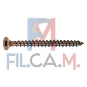 VITE PER LEGNO T.S.P. BRONZATA TSP mm  5,0 x 40 - PACCHI 2 - IN CONFEZIONE DA 100