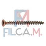 VITE PER LEGNO T.S.P. BRONZATA TSP mm  5,0 x 100  - PACCHI 1 - IN CONFEZIONE DA 100
