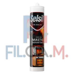 SIGILLANTE REFRATTARIO 'SMR-300' ml 300 - colore nero - PEZZI 12