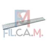 GRIGLIA ZINCATA PER CANALETTA 'NOR' A15 - cm 99,5 x 12,6 x H. 2,0 - PEZZI 1