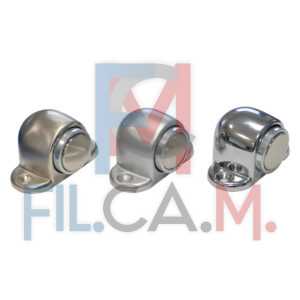 BLOCCAPORTA MAGNETICO mm 55,3 x 31 - finitura alluminio - PEZZI 1