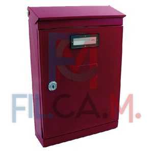 CASSETTA POSTALE 'EVOLUZIONE' rosso - PEZZI 1