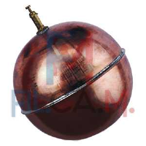SFERA TONDA IN RAME ø 120 - PEZZI 1