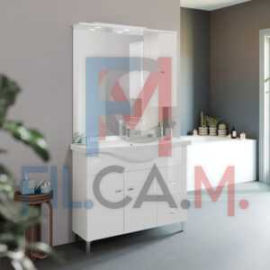 MOBILE BAGNO 'SMART 105' base 106 x 50 x h.88 - PEZZI 1