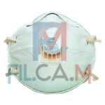 MASCHERA RESPIRATORIA SERIE 8000 CLASSIC CON VALVO 8812 FF P1 - PEZZI 10